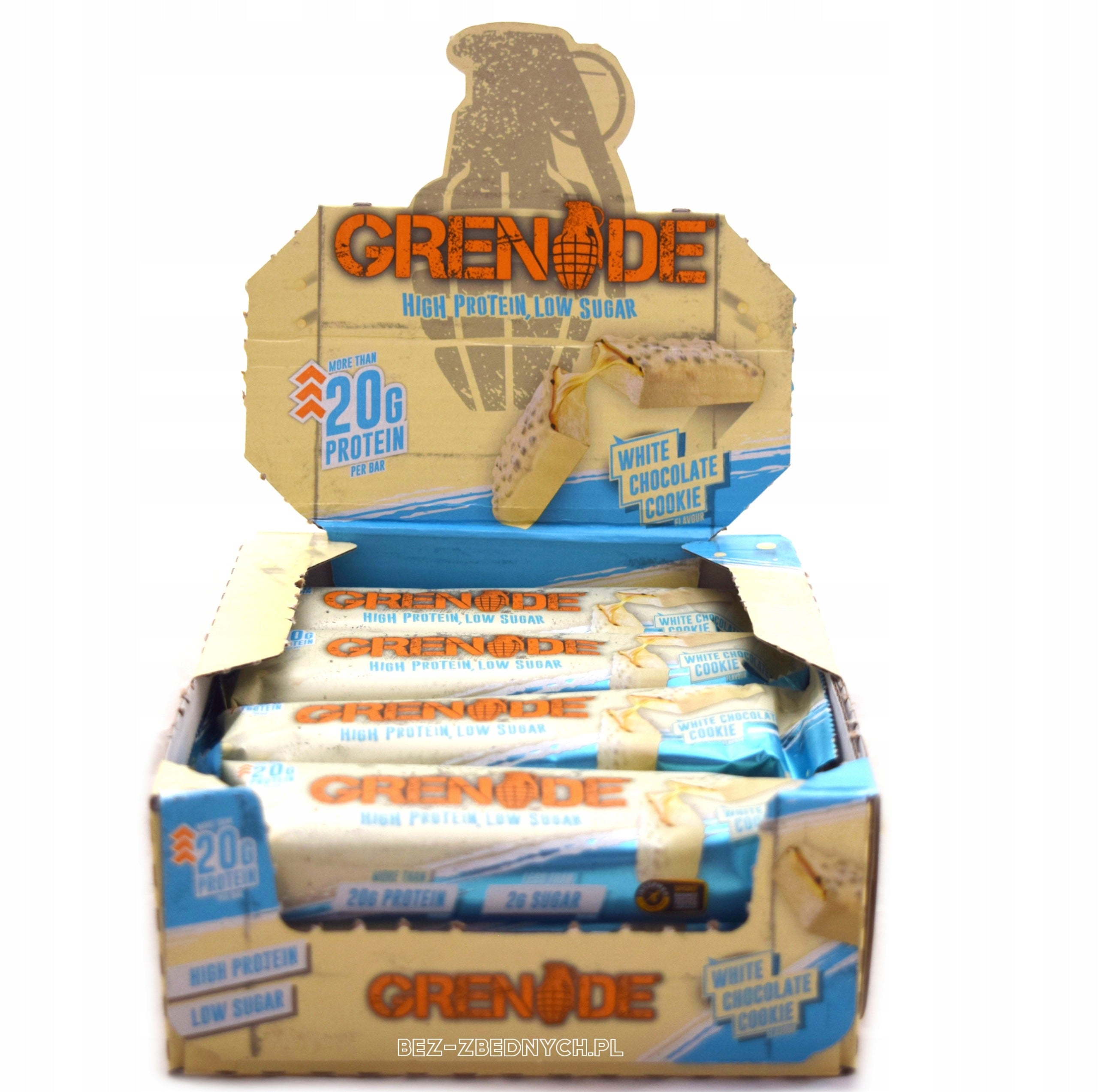 Grenade Carb Killa Protein Bar 60g WHEY CASEIN WHITE CHOCO