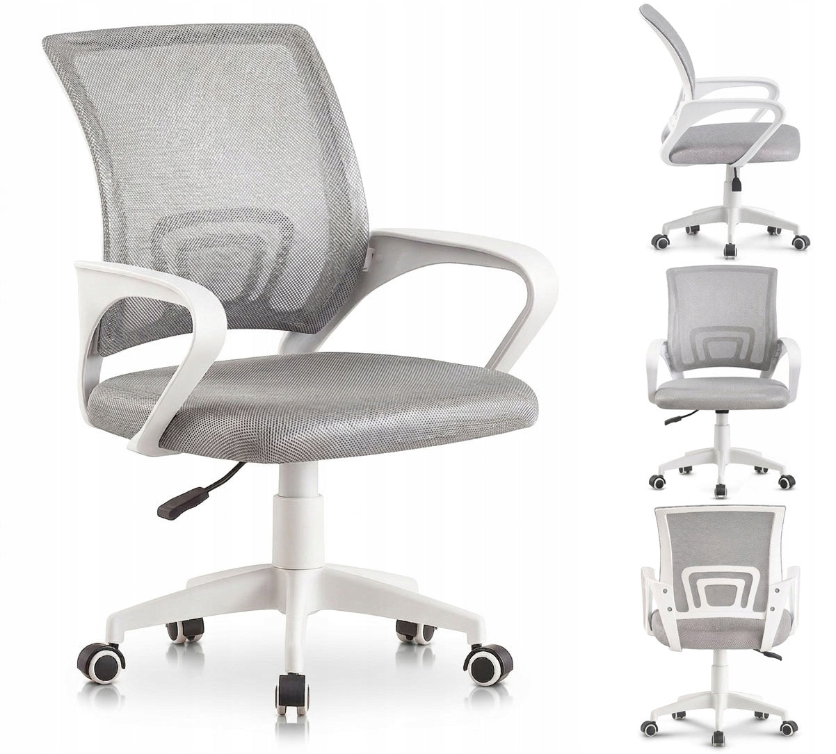 Grey Office Chair Swivel Ergonomic Youth Chair NFX011