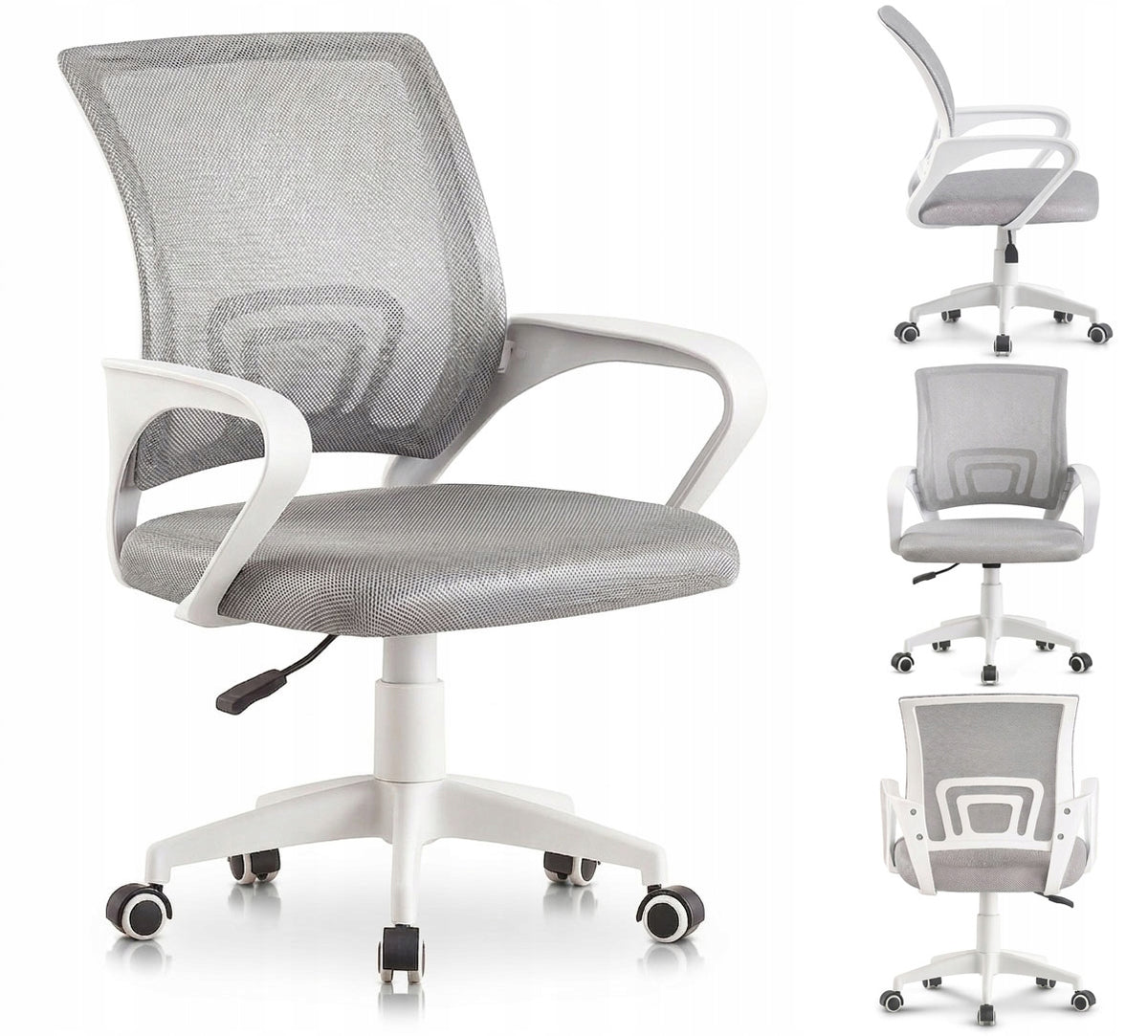 Grey Office Chair Swivel Ergonomic Youth Chair NFX011
