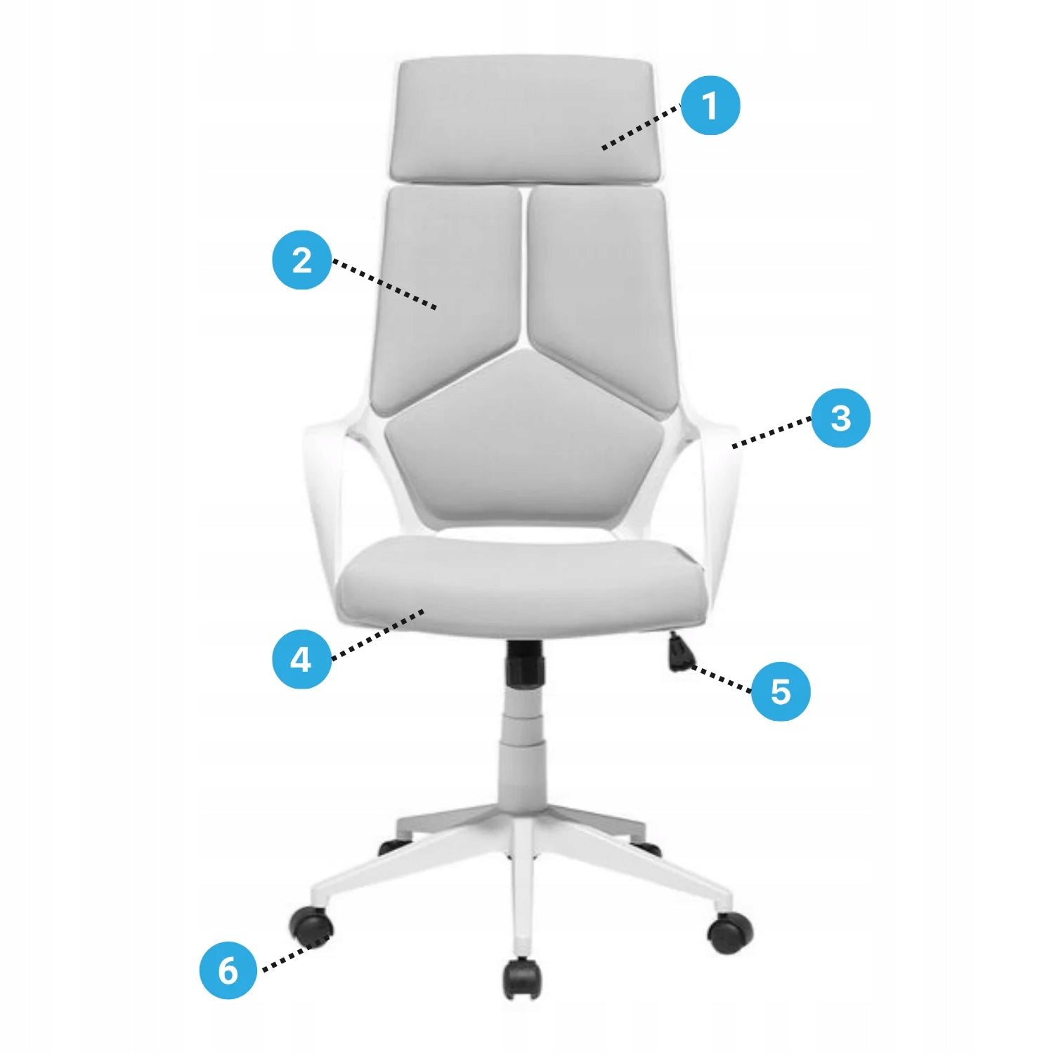 Grey Office Chair Swivel for Office Chair Swivel VOYO Grey Kind rotary