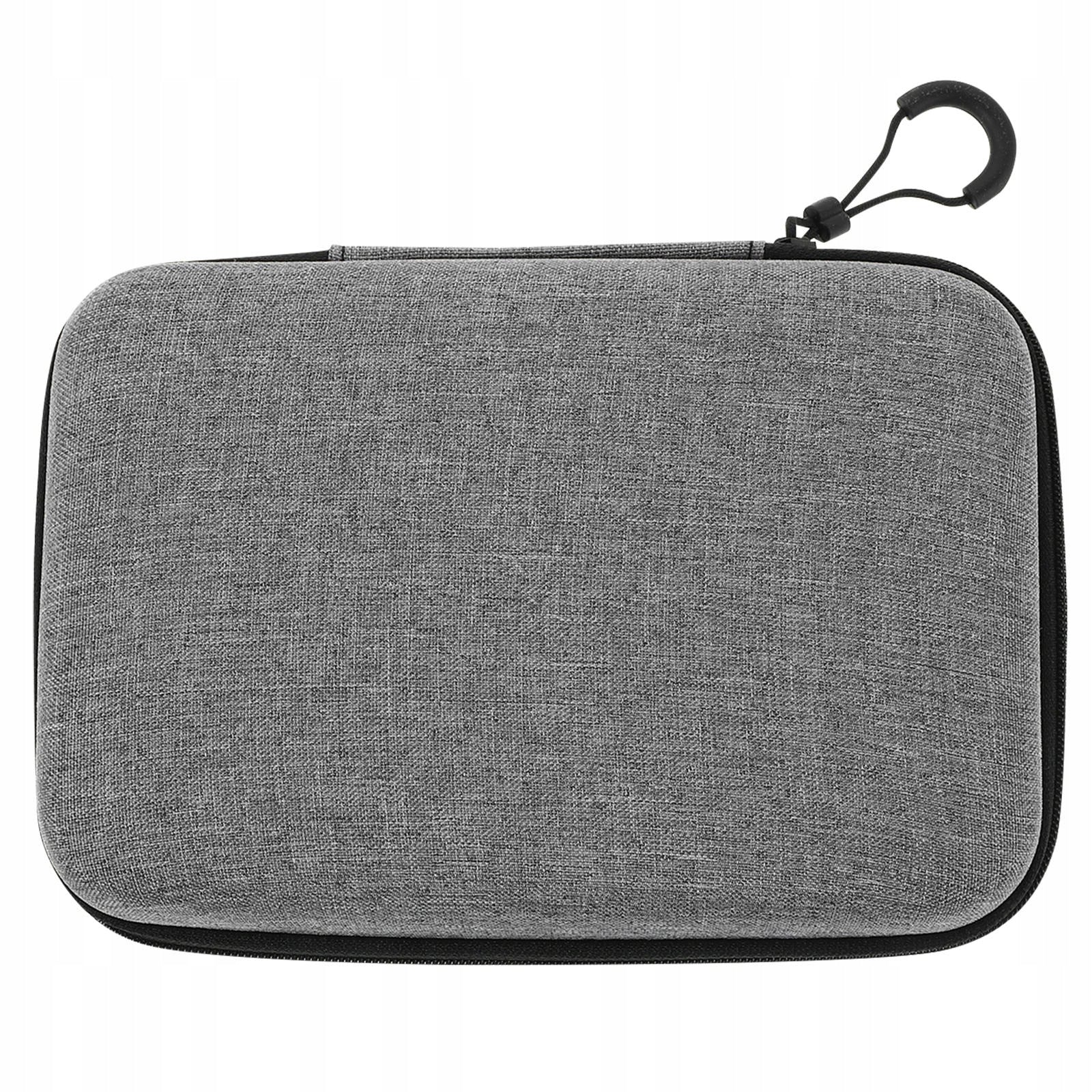 Grey Shockproof Diabetic Travel Case Organizer for Glucose Meter & Supplies Medical device no