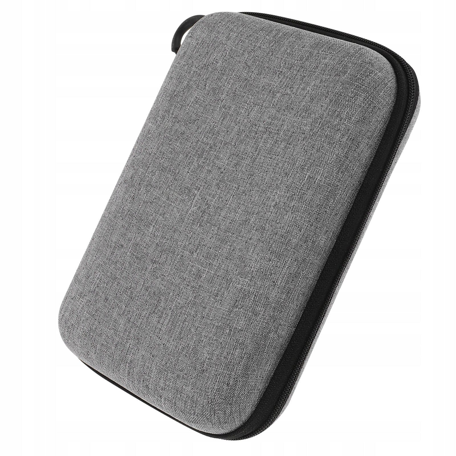 Grey Shockproof Diabetic Travel Case Organizer for Glucose Meter & Supplies