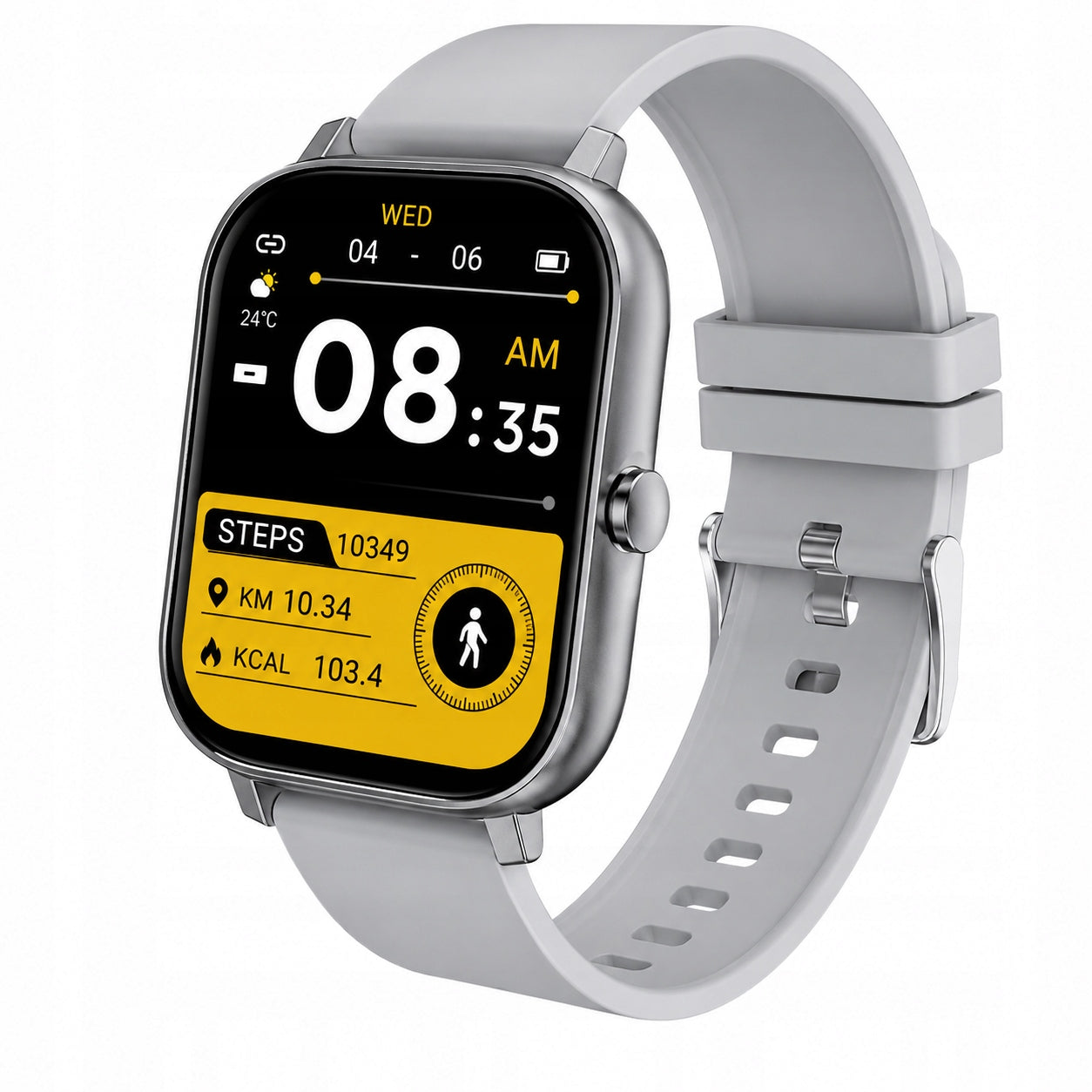Grey Smartwatch Verk Group Y13 Bluetooth | Android and iOS