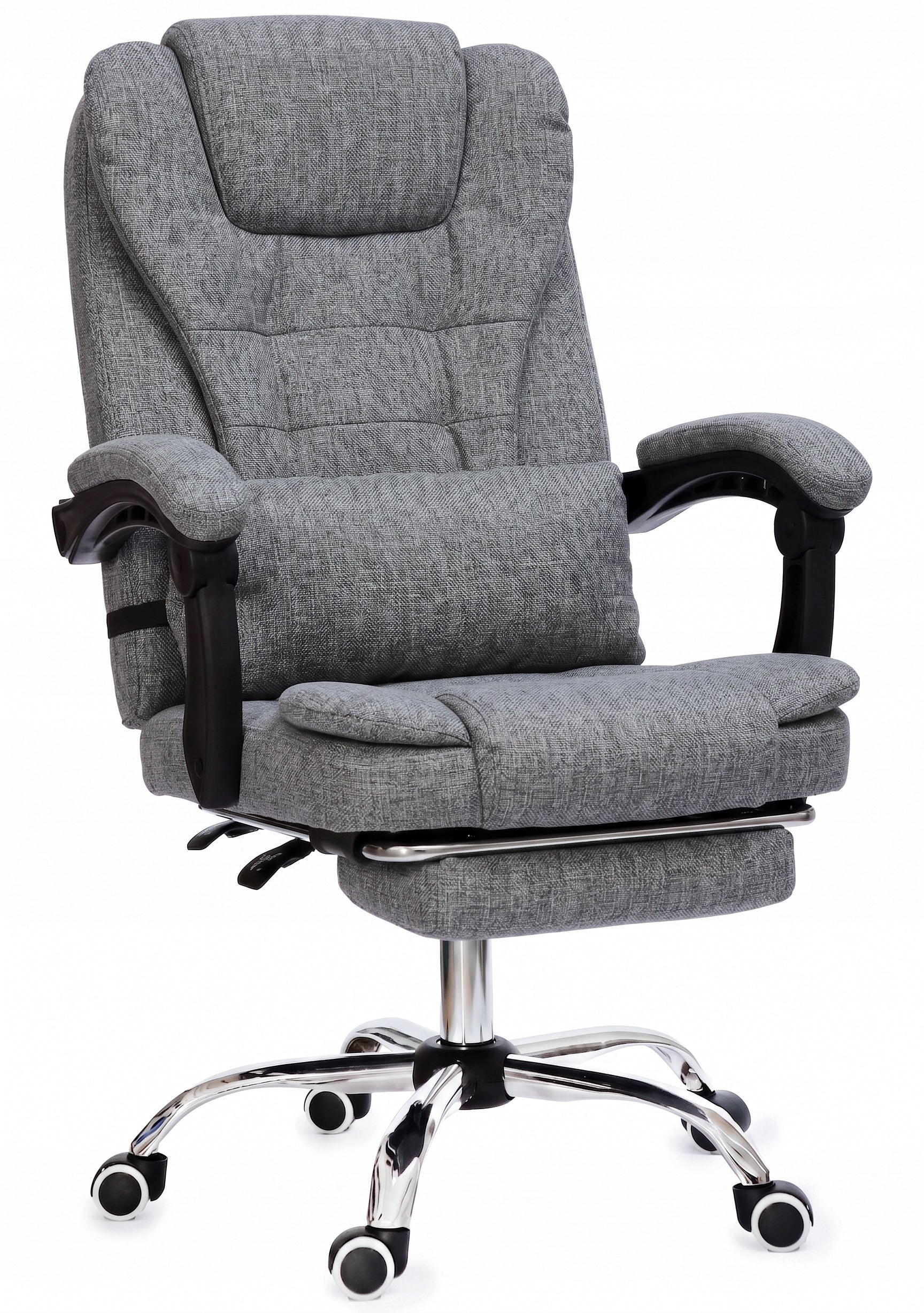 Grey material comfortable office chair with footrest and cushion NBR011-HT Medical device no