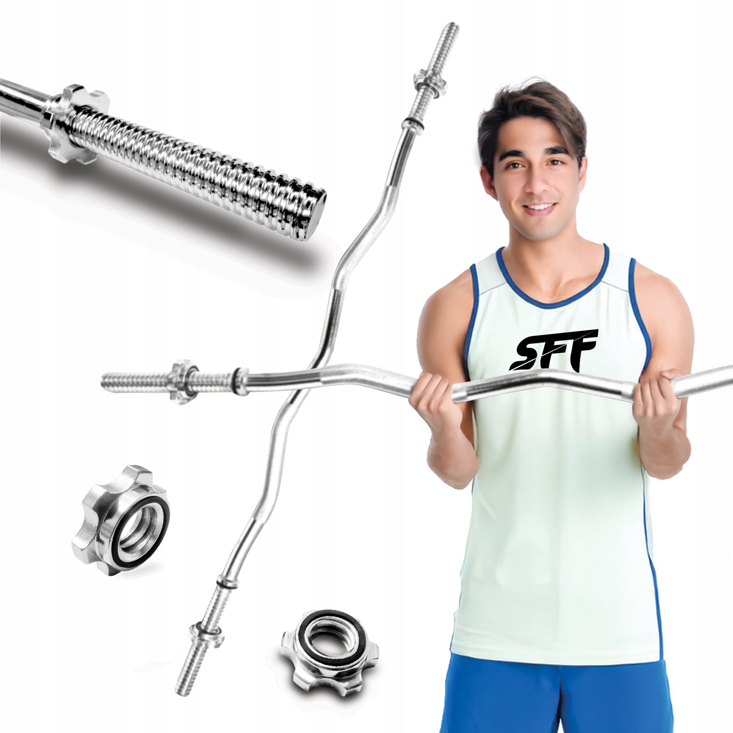 Griffin slightly broken barbell 120cm 25mm steel