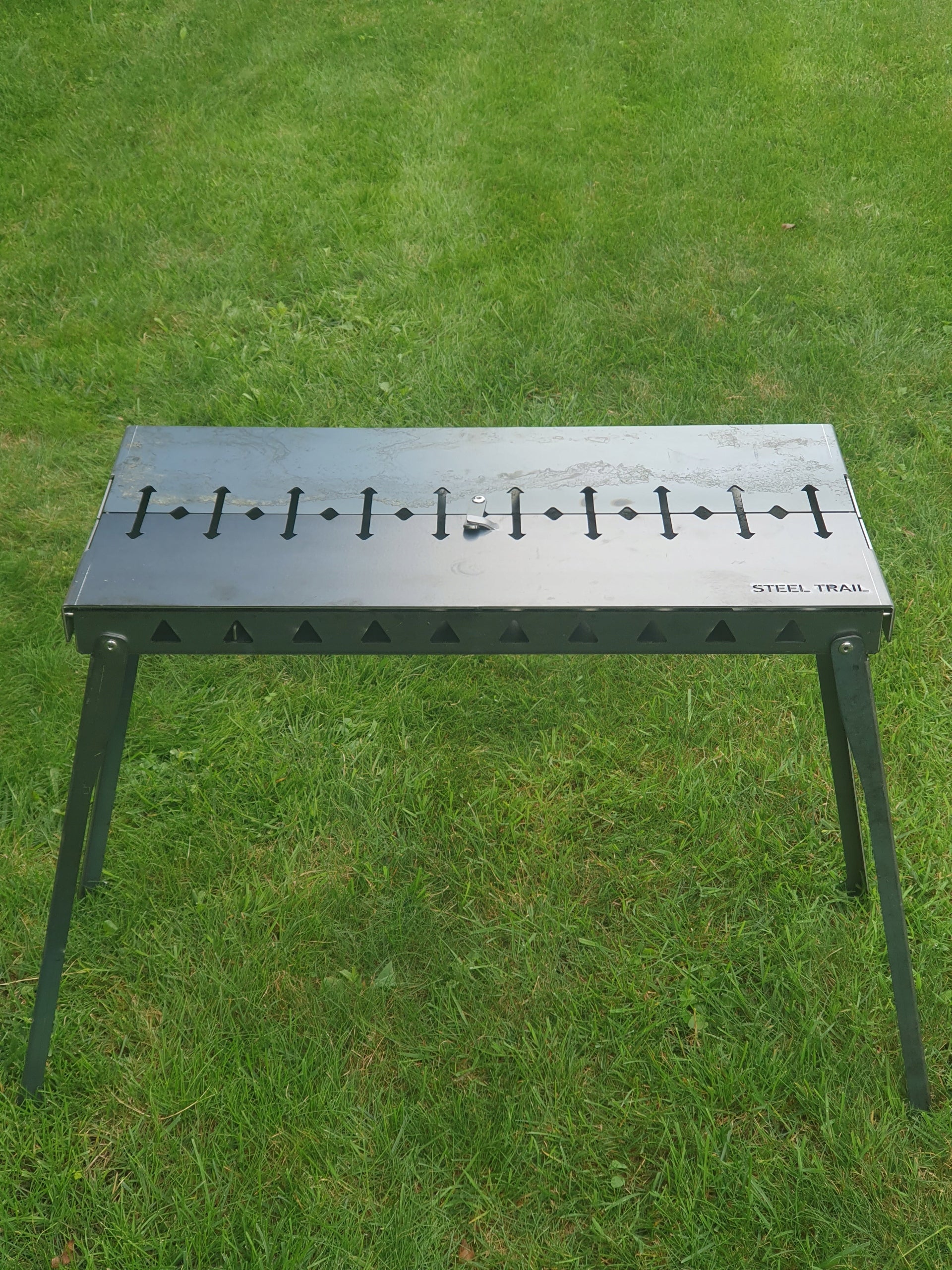 Grill Mangal Folding Suitcase - Strong 2mm Steel for 10/9 Champagne Manufacturer code mangal walizka 56/34