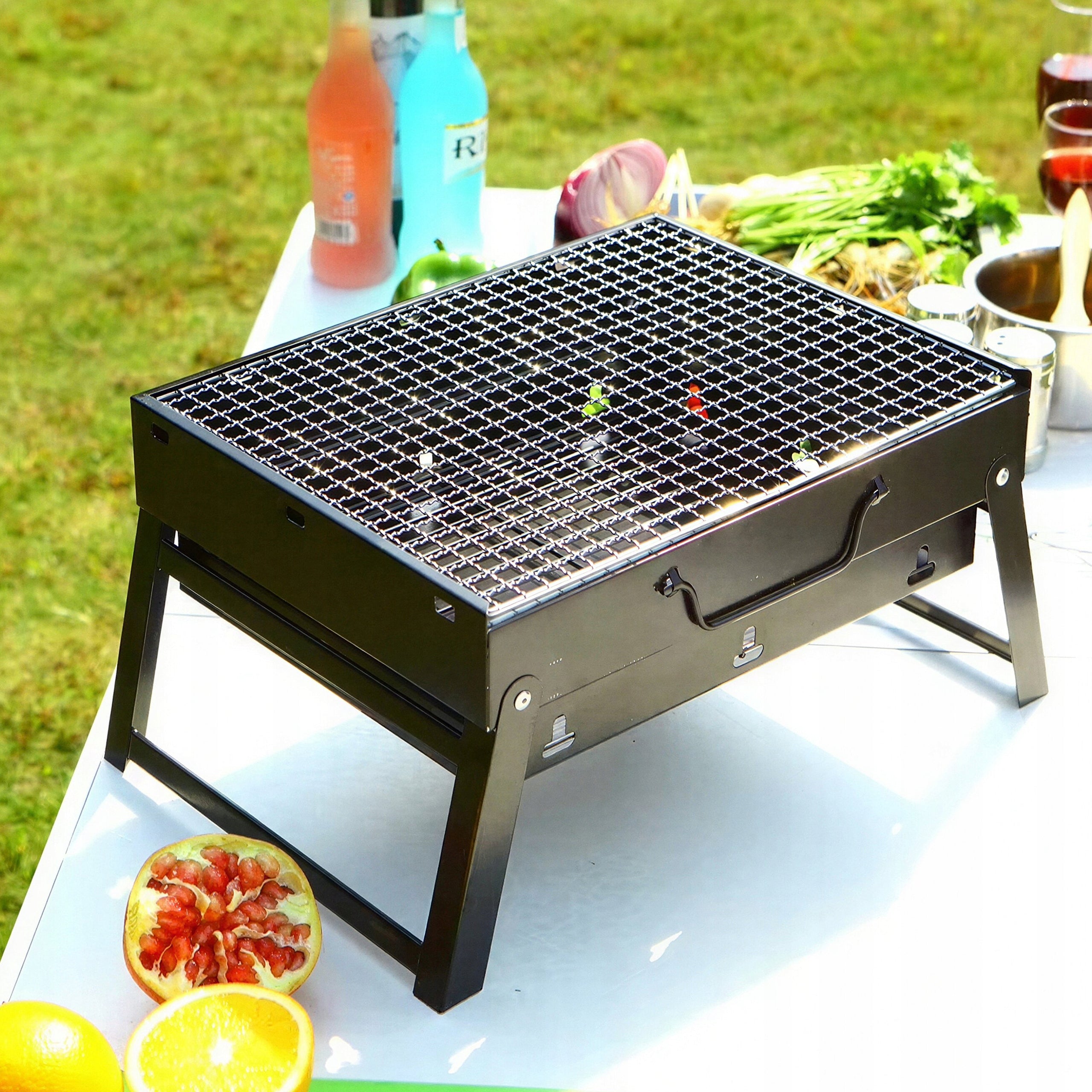 Grill Portable Folding Carbon Tourist Garden Suitcase BBQ Manufacturer Falcon