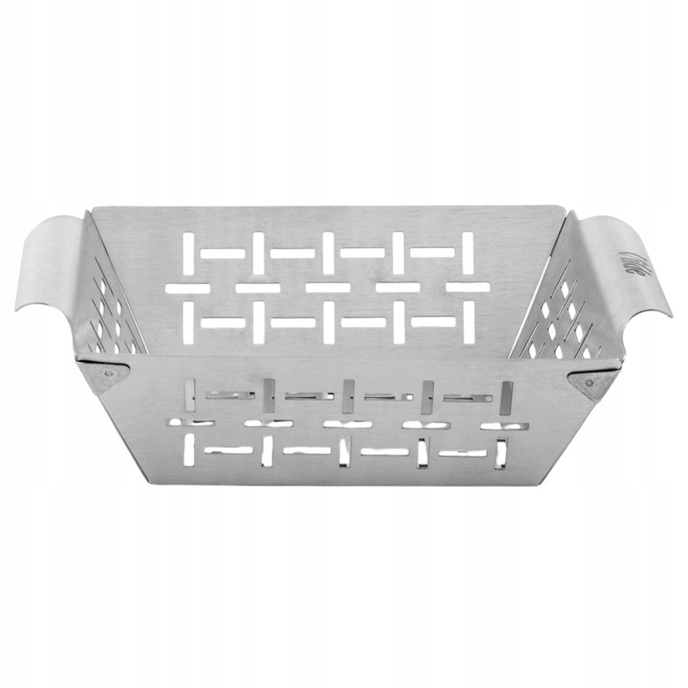 Grill basket for grilling vegetable meat perforated steel 22 cm Manufacturer Vilde
