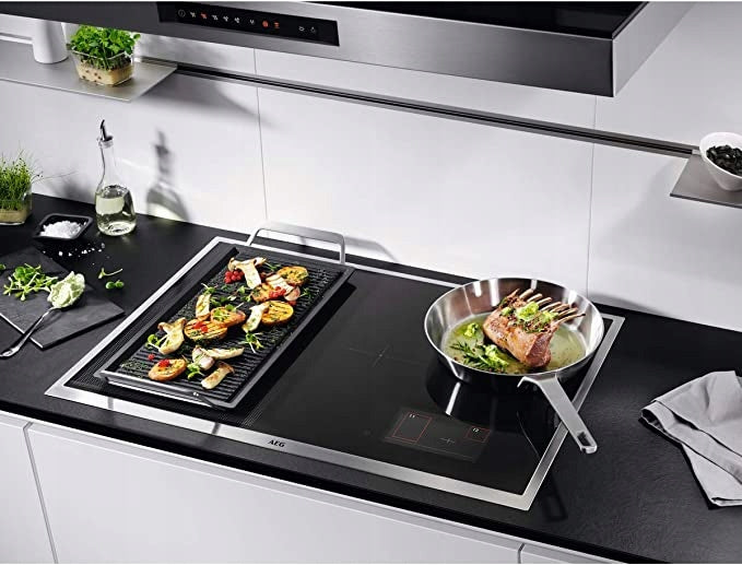Grill plate AEG A9HL33 stainless steel rectangular 51 x 24 cm EAN (GTIN) 7332543541744