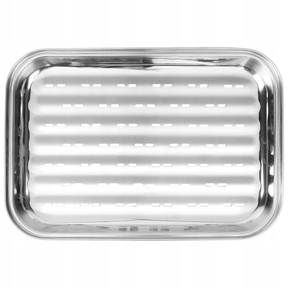 Grilling Sheet Baking Steel Perforated 34,5x24,5 Cm Manufacturer Vilde