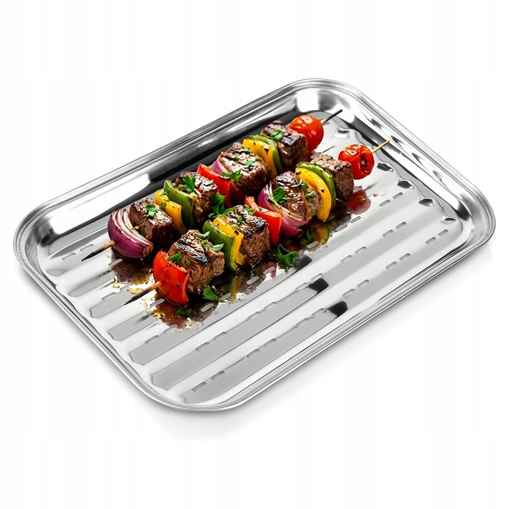 Grilling Sheet Baking Steel Perforated 34,5x24,5 Cm Product width 24.5 cm