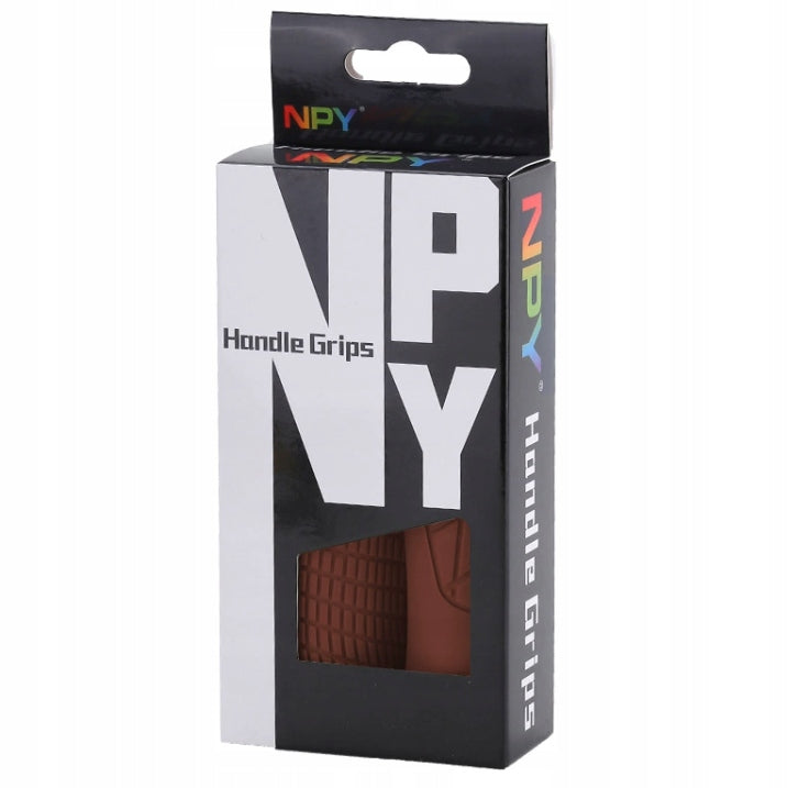 Grips NPY Bike Grips for Steering Wheel Ergonomic Handles BROWN Packaging status original