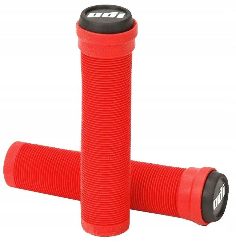 Grips grips ODI LONGNECK SL GRIP fiery red fire red + cleats black Brand Odi