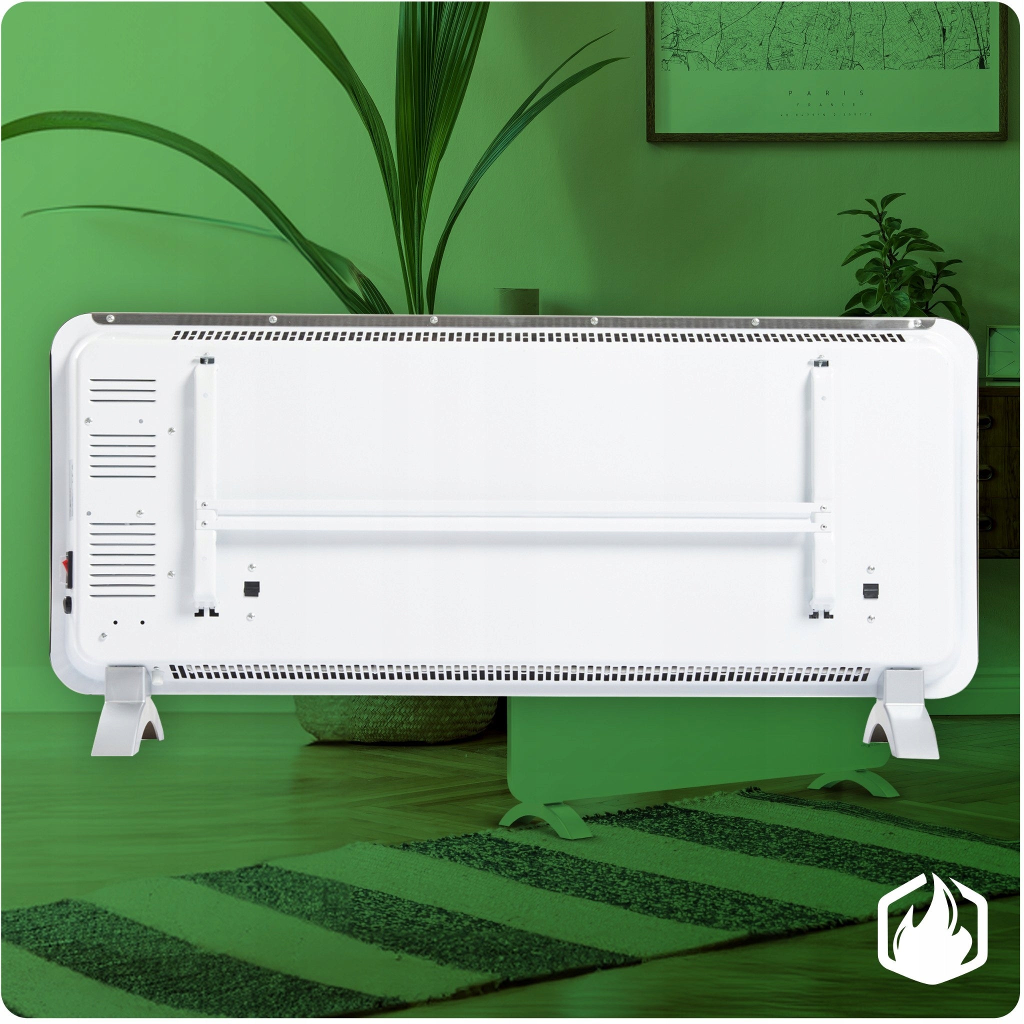 Groningen WiFi 1000/2000W Electric Bathroom Convector Heater Brand Kril & Blohm