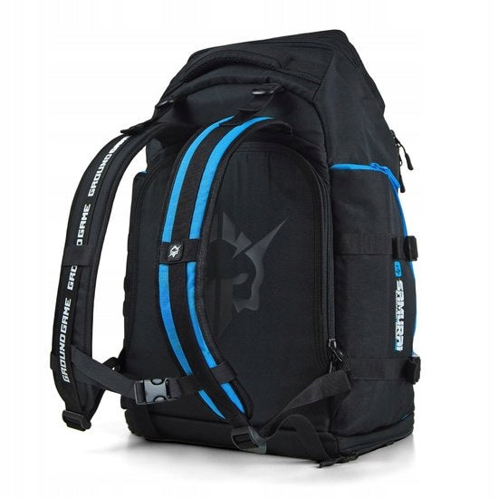 Ground Game Samurai training backpack blue logo Brand Ground Game