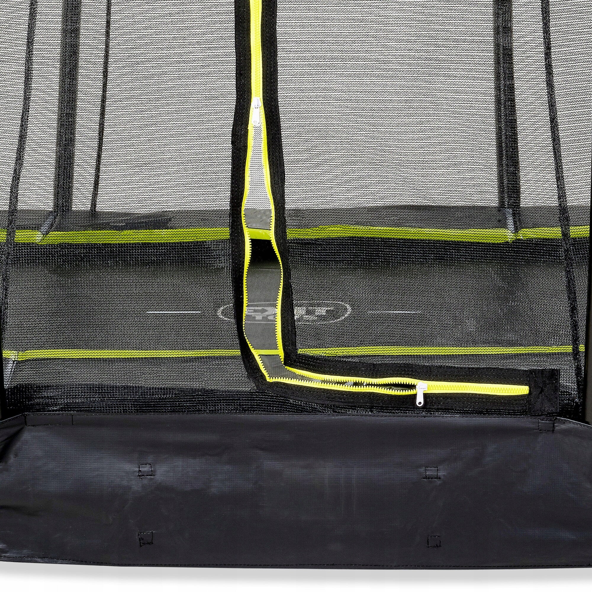 Ground trampoline Silhouette EXIT 214x305cm with safety net - charm Size (ft) 10 (304-312 cm)