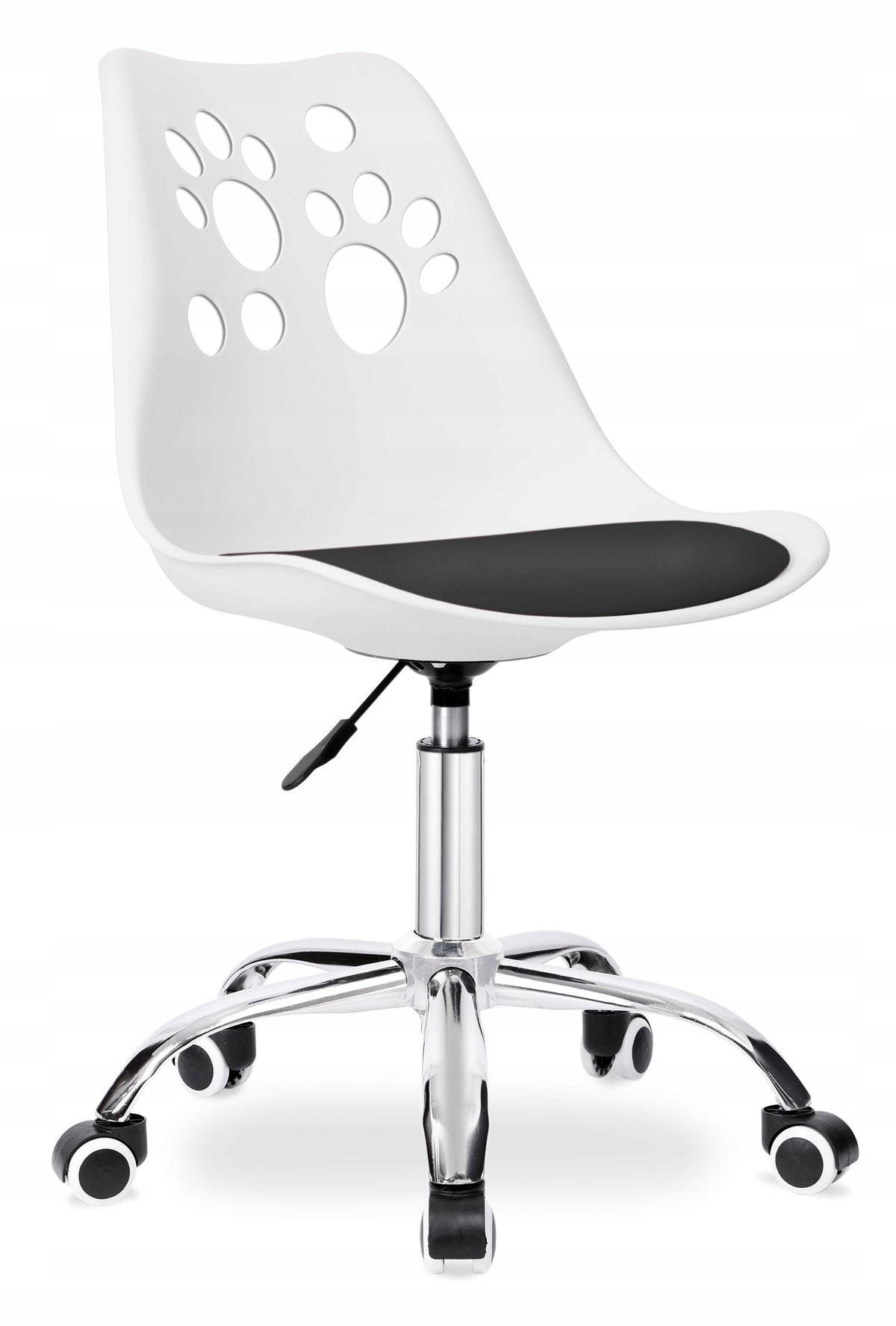 Grover swivel chair white and black