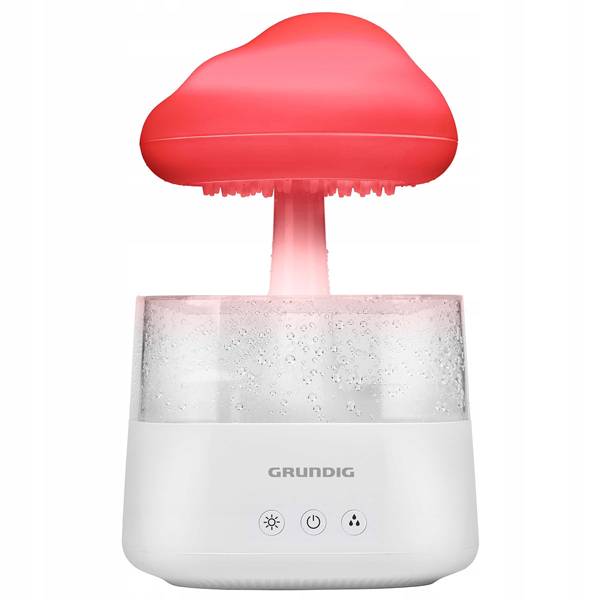 Grundig Air Humidifier Cloud Rain Mode LED Mist 7 Colors Dominant color white