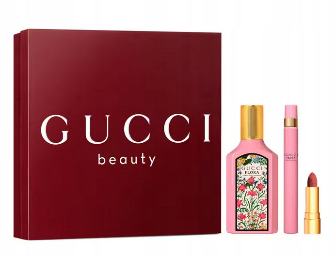 Gucci Flora Gorgeous Gardenia EDP 50ml + EDP 10ml + Rúž darčeková sada
