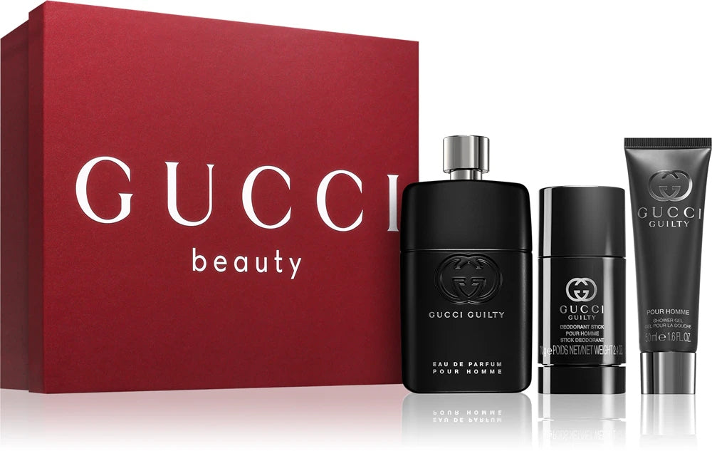 Gucci Guilty Pour Homme gel 50ml + deodorant stick 75ml + 90ML EDP
