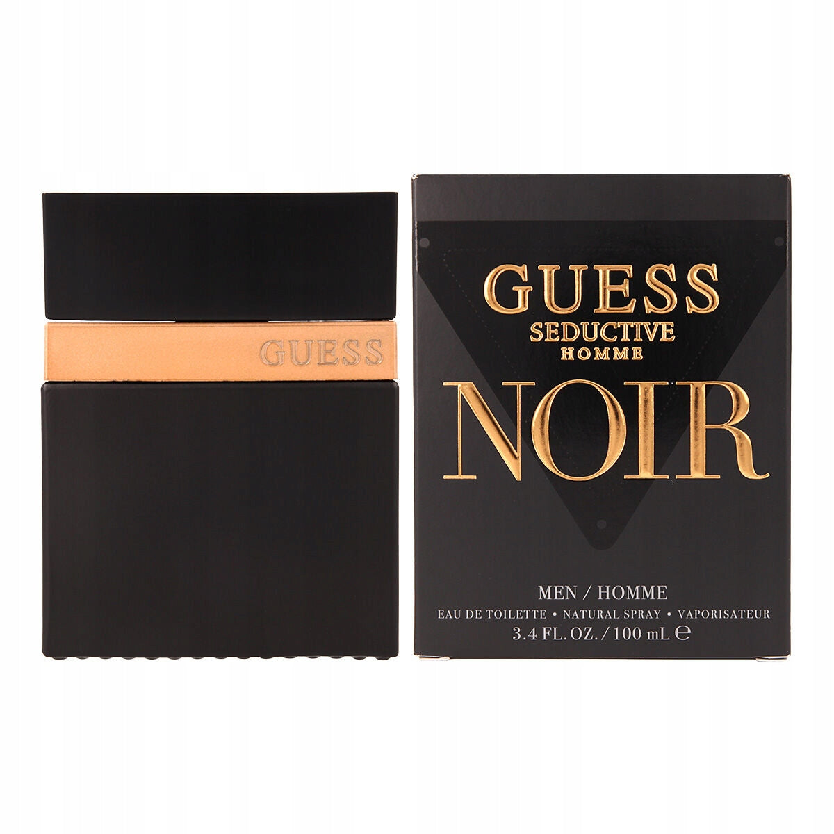 Guess Seductive Noir 100ml EDT Eau De Toilette For Men Perfume Packaging status original