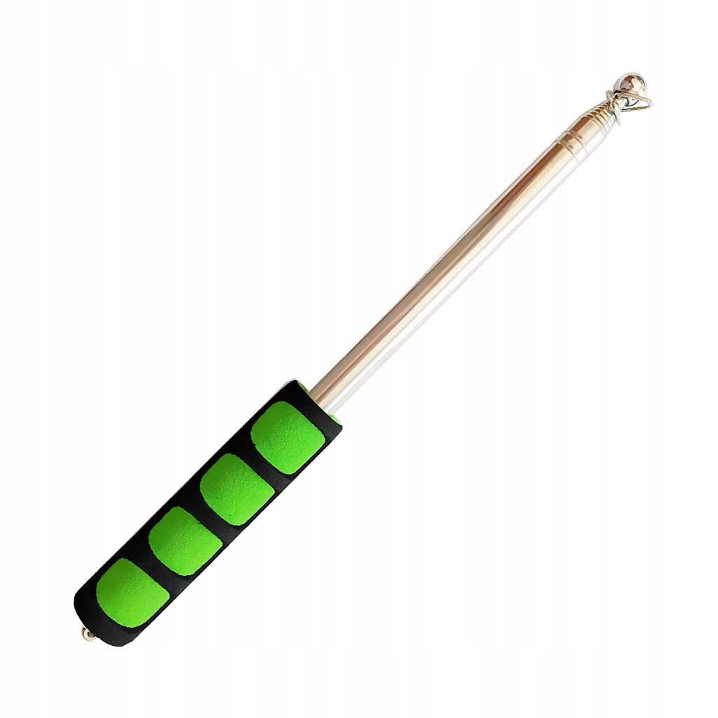 Guide Flag Pole Stainless Steel Teaching Pointer Tour Guides 2m Green