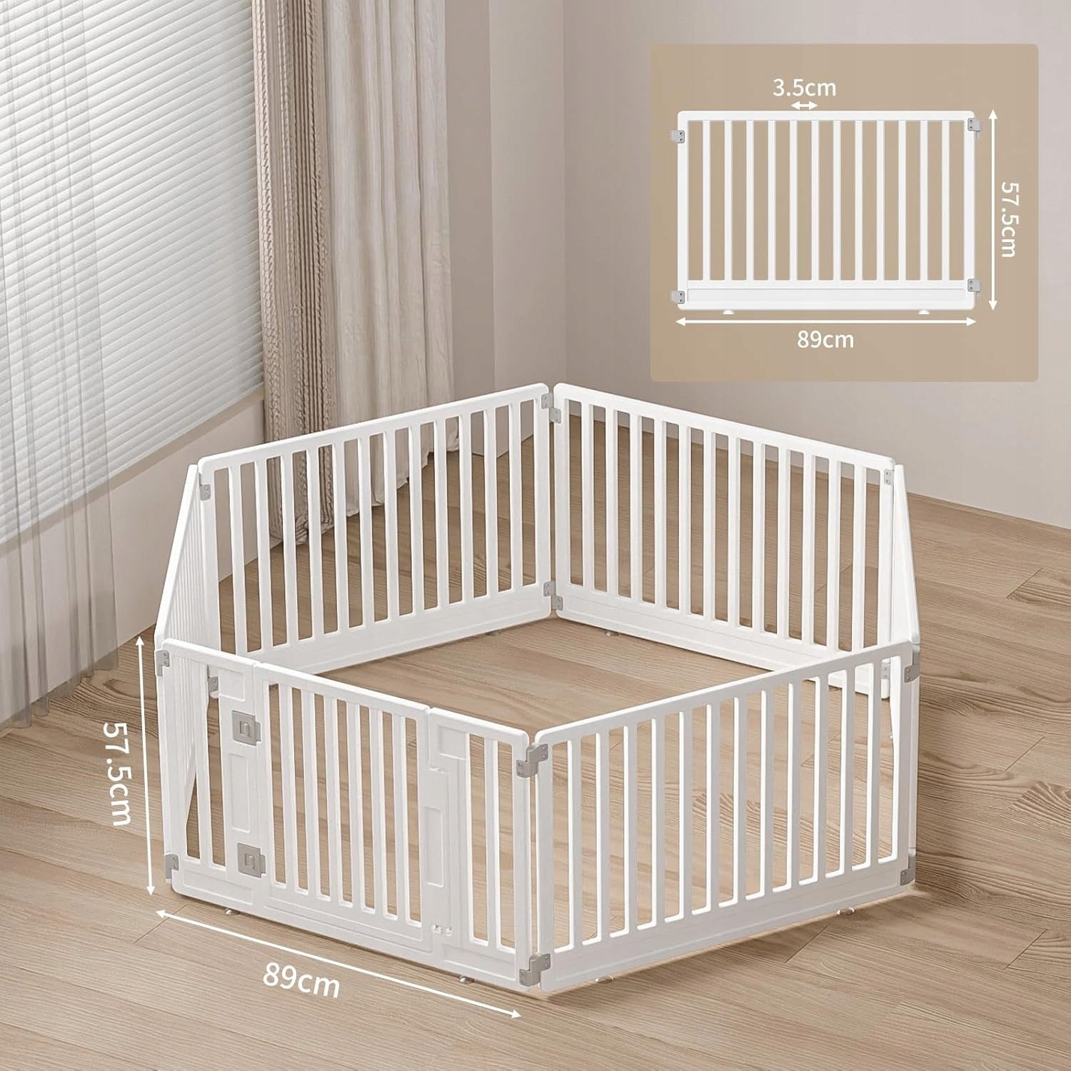 Gupamiga playpen for dog, puppies, rabbit Zagroda Runway 178 × 153 cm Brand GUPAMIGA