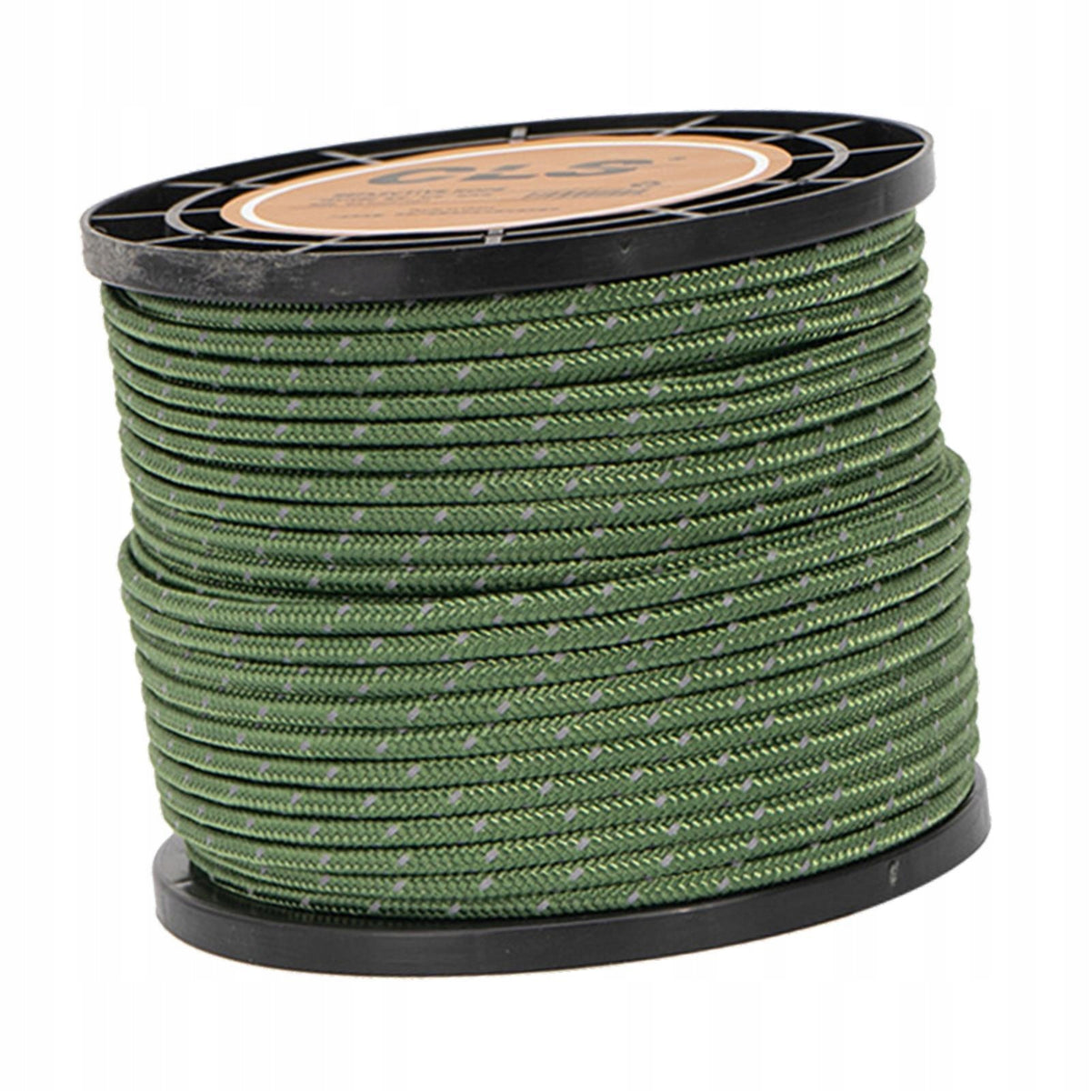 Guy Line Rope High Tensile Strength Solid Braid Camp Rope Paracord Green Packaging status original