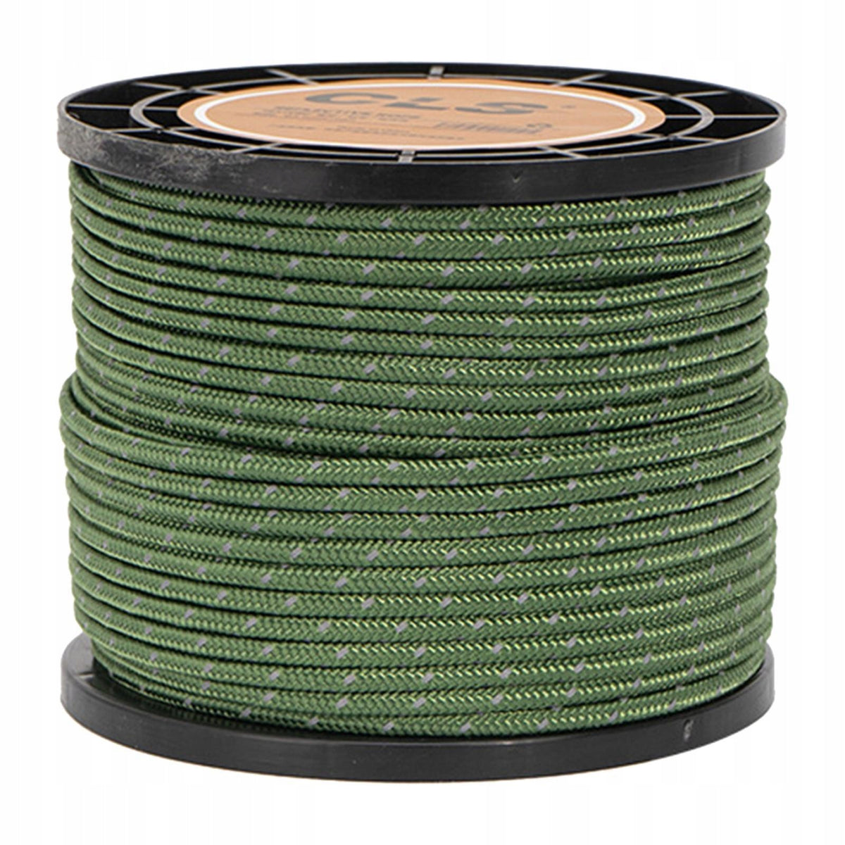 Guy Line Rope High Tensile Strength Solid Braid Camp Rope Paracord Green