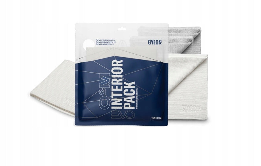 Gyeon Q2M InteriorPack EVO - Microfiber Interior Kit 4-Pack