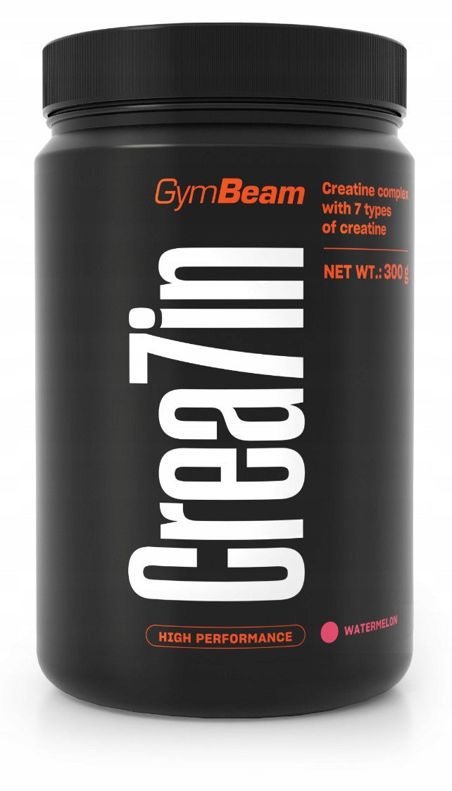 GymBeam Crea7in creatine powder watermelon flavour MONOHYDRAT malate 300g