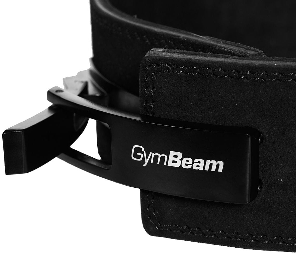 GymBeam Leather Bodybuilding Belt M with Weightlifting Buckle Model Lever - M