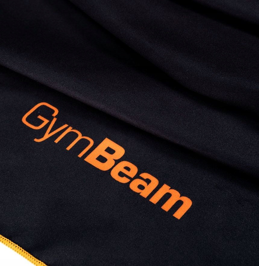 GymBeam Quick Drying Gym Training Towel Sport Towel Black/Orange Manufacturer code GymBeam