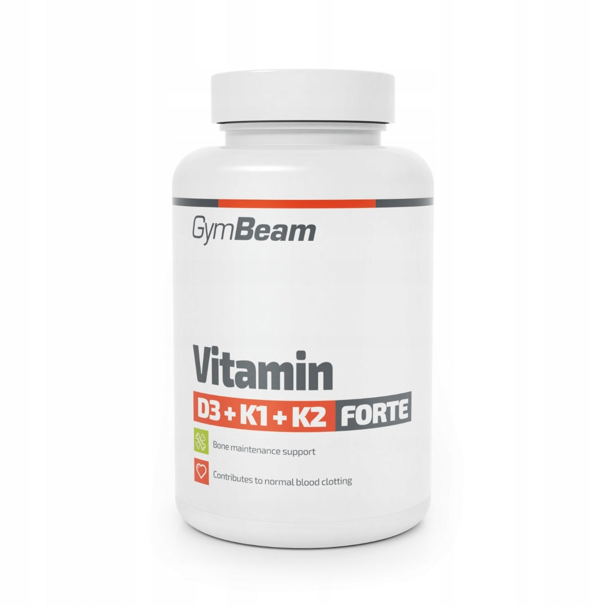 GymBeam Vitamin D3+K1+K2 Forte 120 caps Brand GymBeam