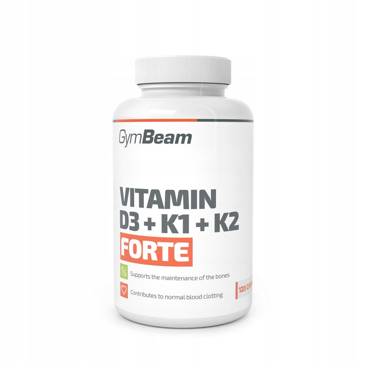 GymBeam Vitamin D3+K1+K2 Forte 120 caps Name other