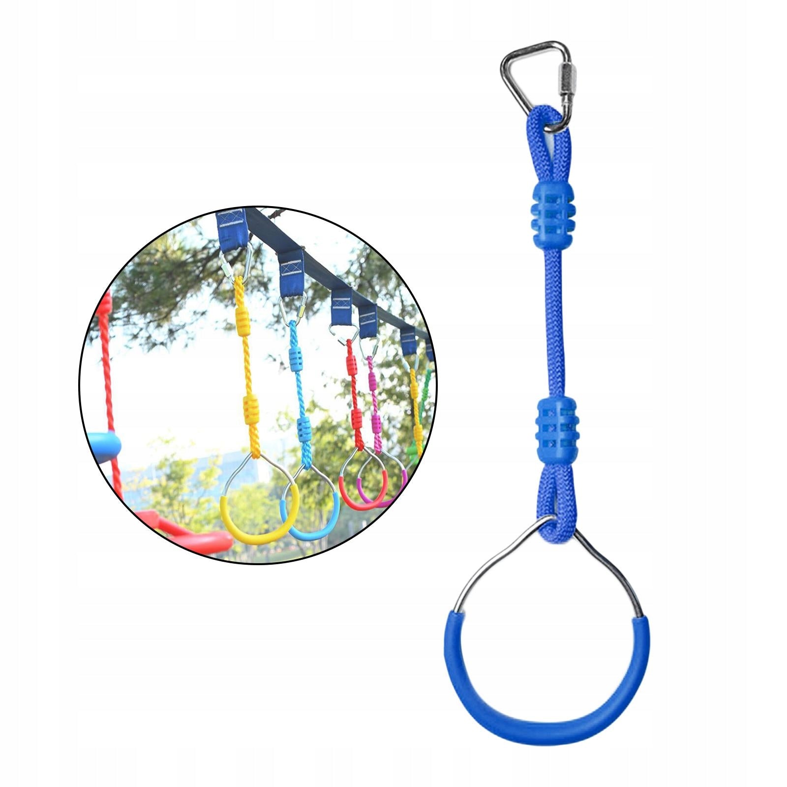 Gymnastic Rings Colorful Obstacle Monkey Ring Playground Play Climbing Blue Manufacturer code 01457051425