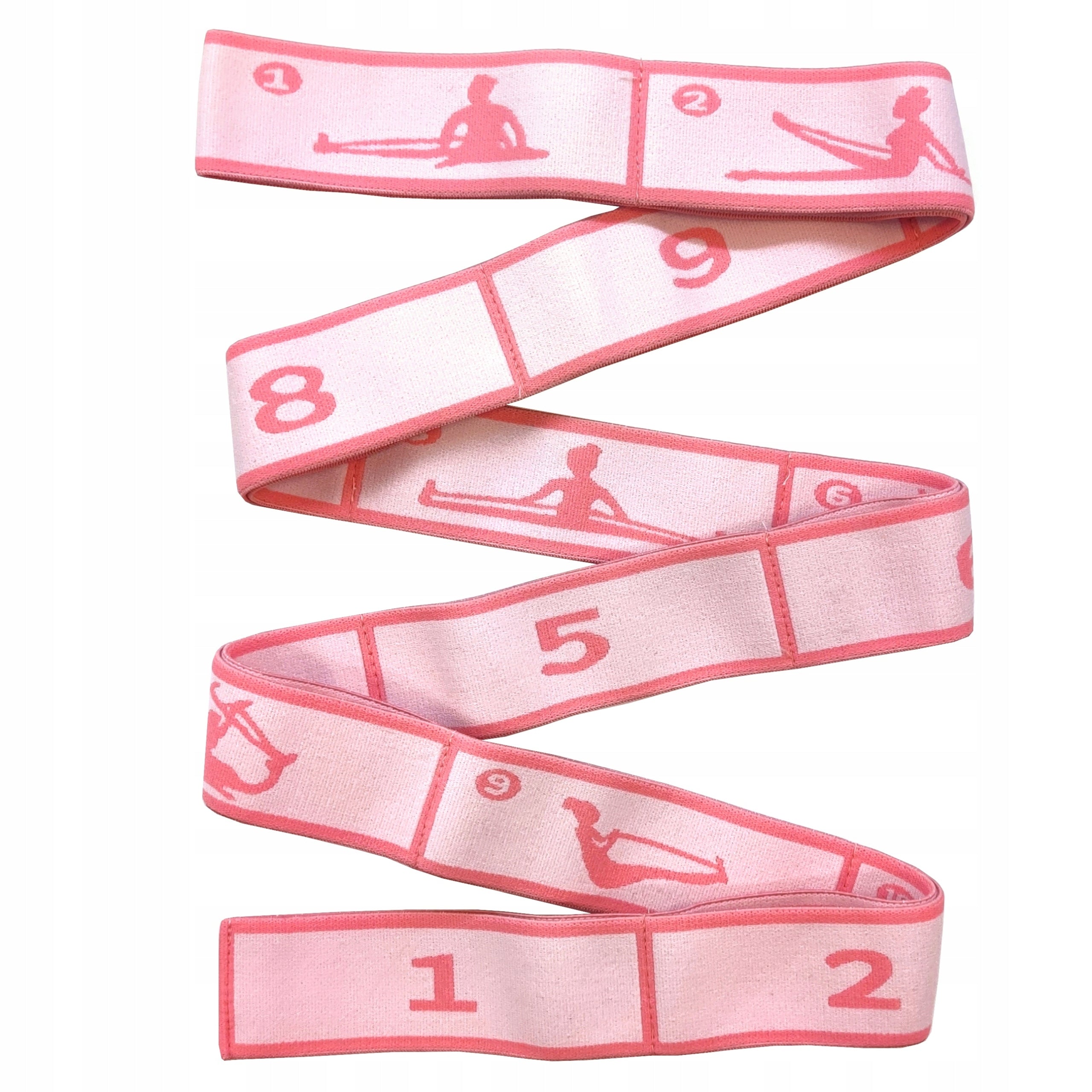 Gymnastic Rubber Stretching Resistance Tape for Exercise Yoga 11 Sections Model FG09048-R11