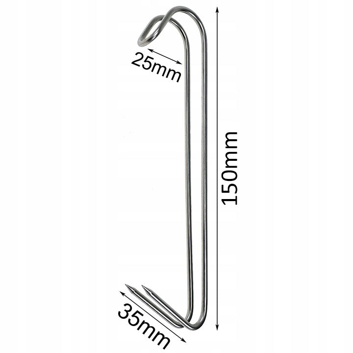 H-315-P Smoking hook 15cm double for smoking fish carcasses universal EAN (GTIN) 5905036270111