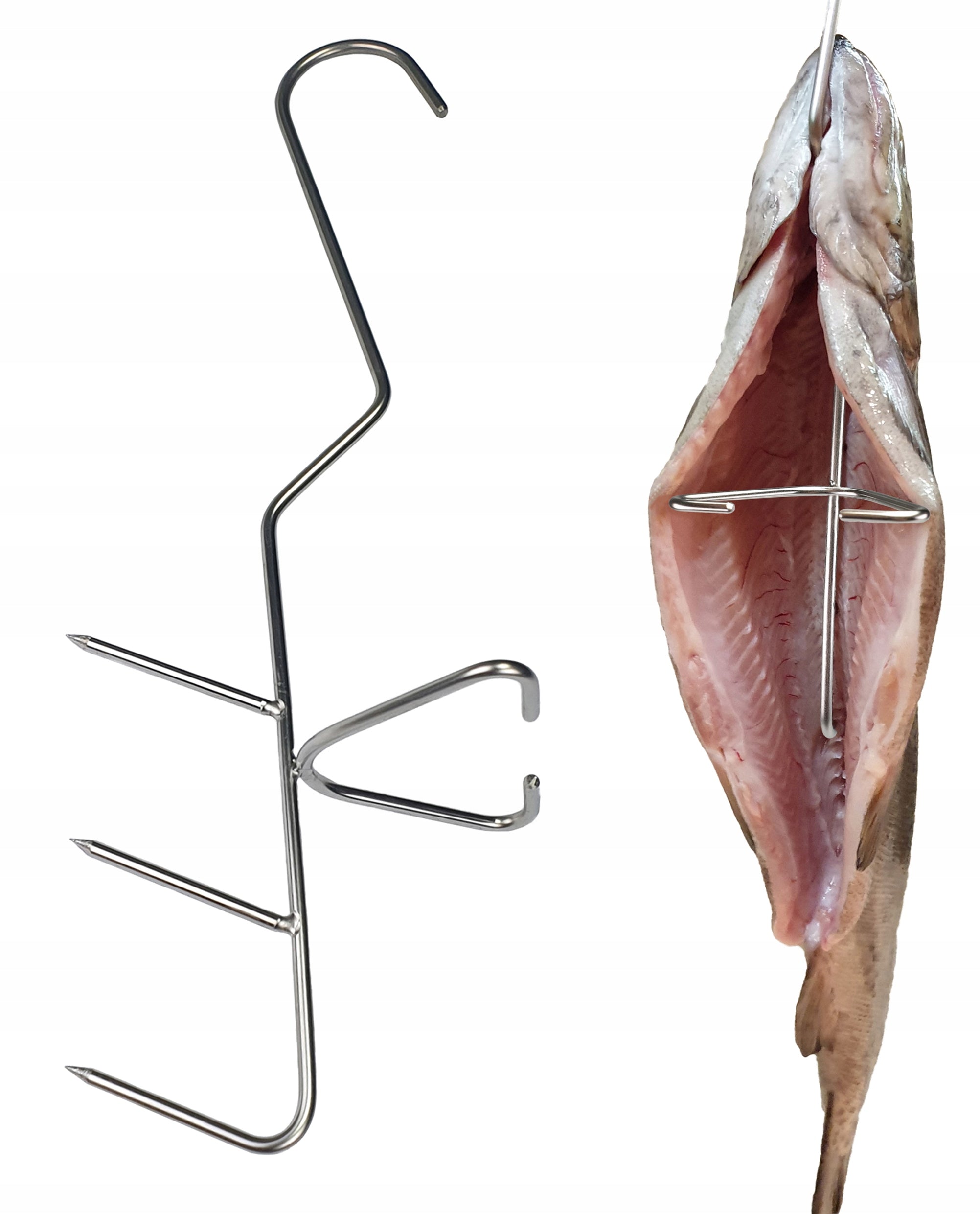 H-322 Triple smoking hook for smoking fish trout bream LUX