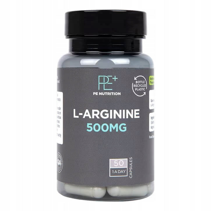 H&B PE Nutrition L-Arginine 500mg 50 Capsules Holland & Barrett