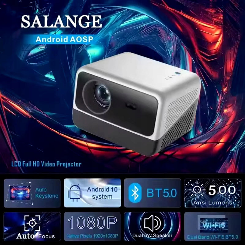 H10 Projector Android 10 Smart TV Netlix Super Quality Better than H350 and H320 Color gray