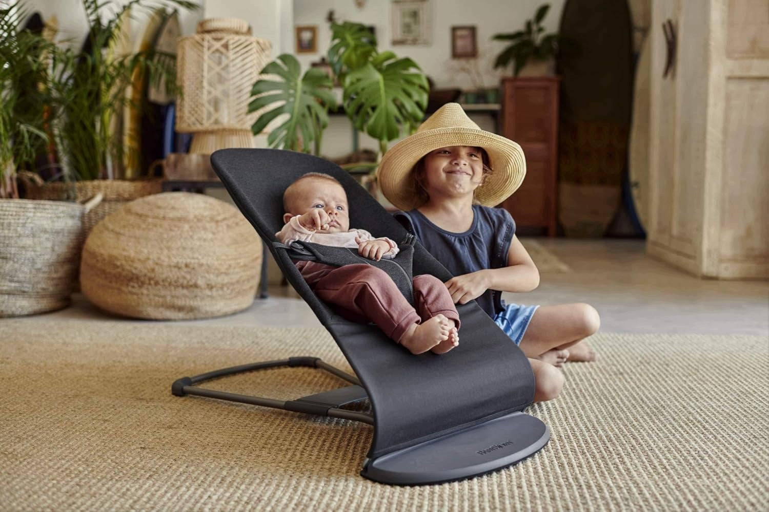 H48 Rocking Chair Bouncer Bliss 3D Jersey Graphite Brand no brand