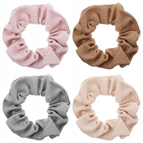 HAIR BANDS SATIN SILK FOR WOMEN SET OF 4 PIECES GIFT