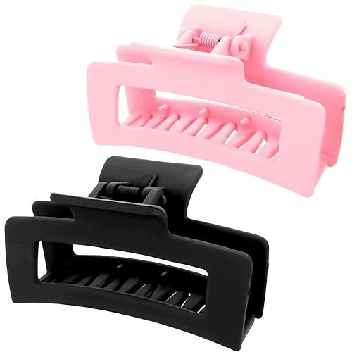 HAIR CLIPS SQUARE MATTE NON-SLIP FOR WOMAN 2 PCS. Brand no brand