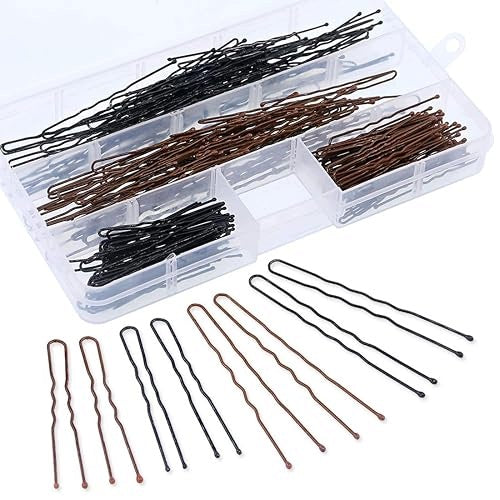 HAIR CLIPS U SHAPE METAL PROFESSIONAL FOR HAIRDRESSERS 220 PCS.