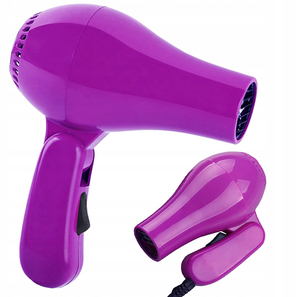 HAIR DRYER FOLDING TOURIST QUIET 850W HAIR DRYING TRAVEL