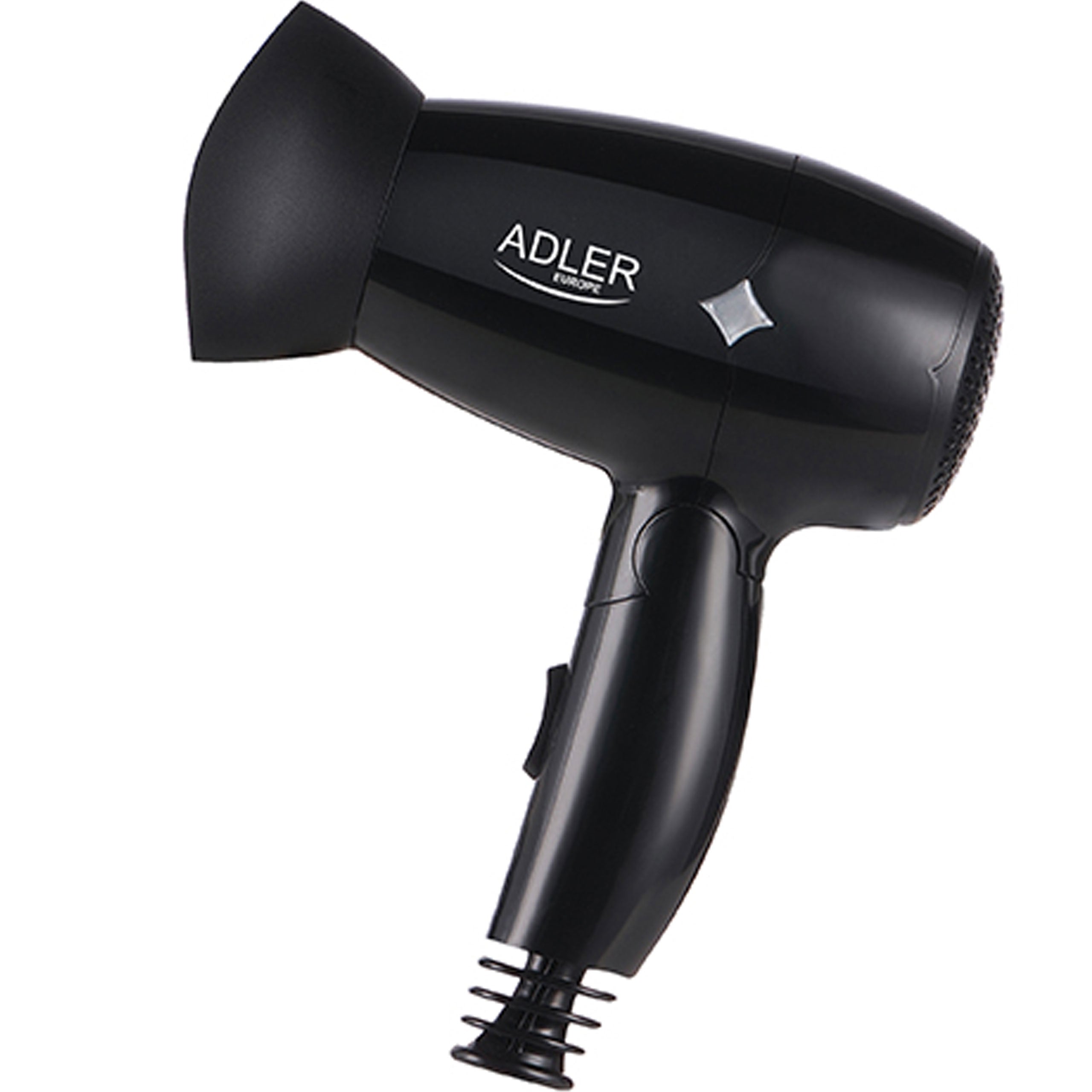 HAIR DRYER TRAVEL CONCENTRATOR FOLDING BLACK 1400W Brand no brand