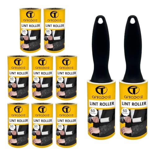 HAIR REMOVAL ROLL 600 SHEETS 10 CARTRIDGES 2 PET HOLDERS Brand no brand