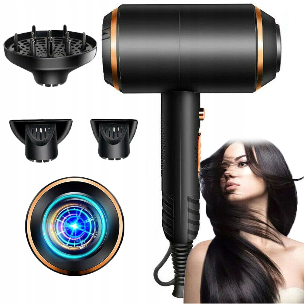 HAIRDRYER 1700W - COOLING SYSTEM, POWER ADJUSTMENT - BLACK