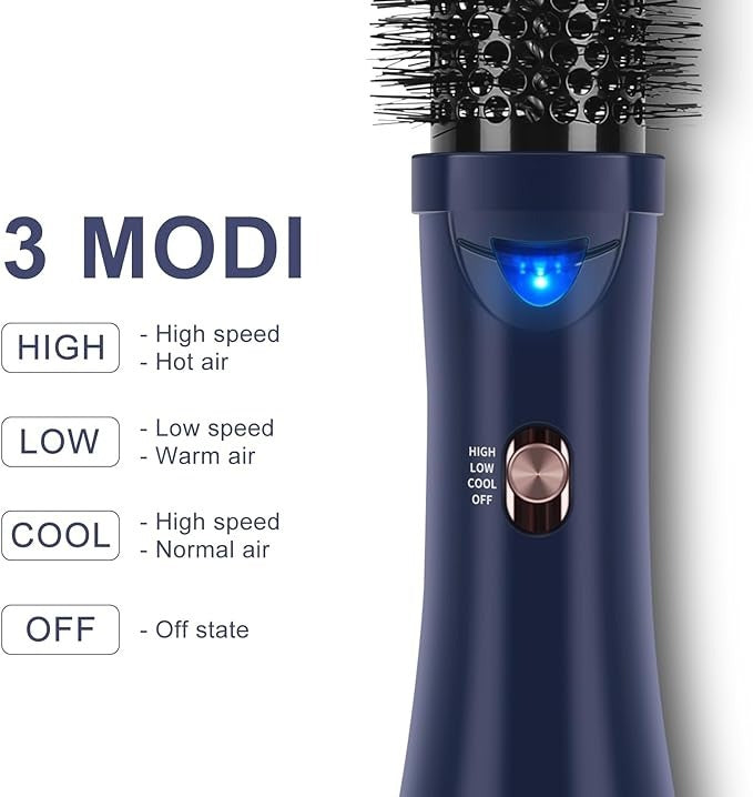 HAIRDRYER BRUSH PARWIN PRO BEAUTY 1000W NAVY BLUE Manufacturer code 6915349676721